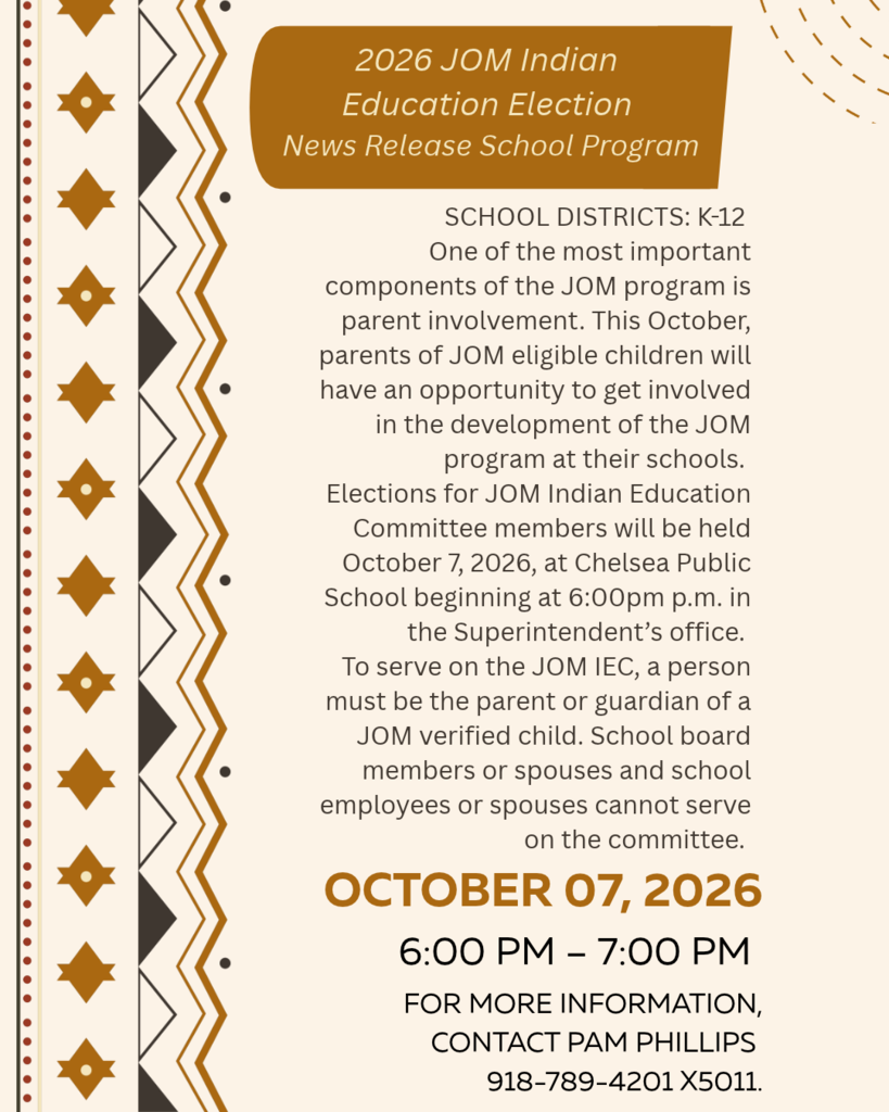 JOM Election Flyer