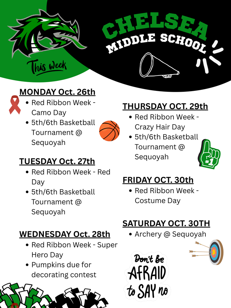 CMS Weekly Activities October 26-31, 2026