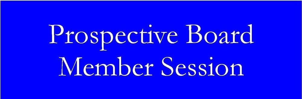 prospective board member session text