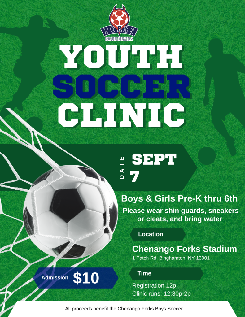 youth soccer clinic flyer