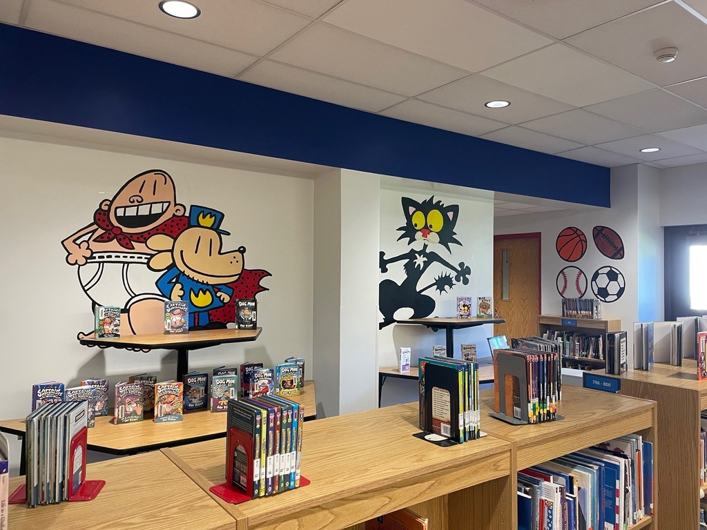 library mural