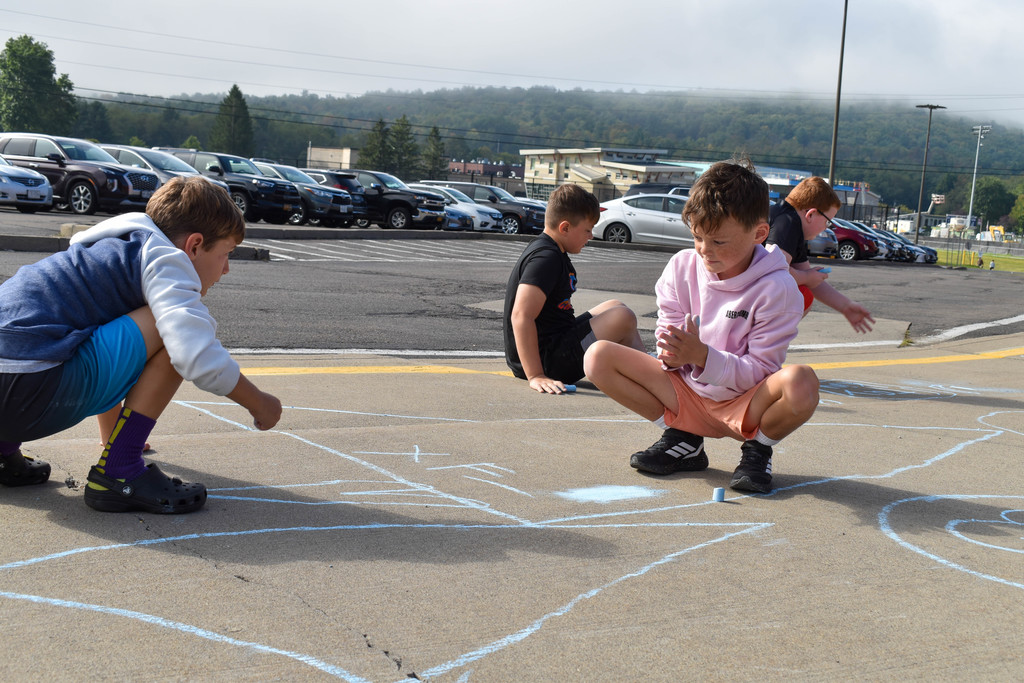 sidewalk chart art