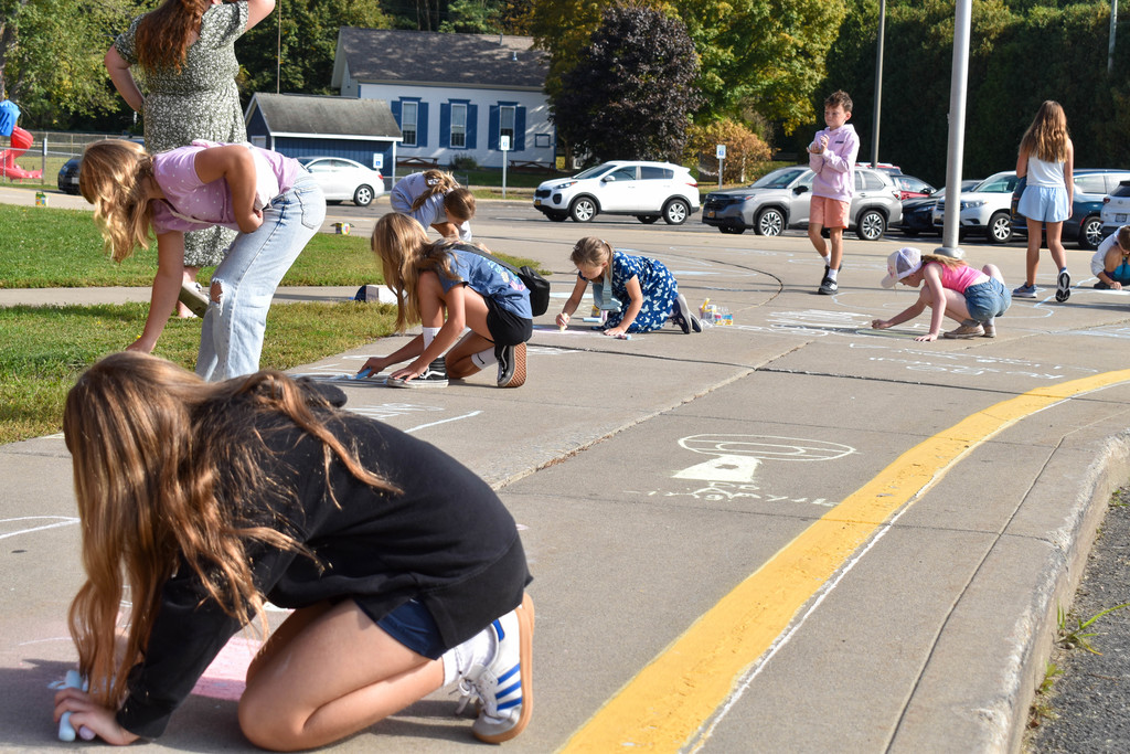 sidewalk chart art