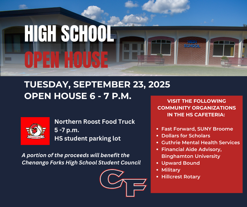 High School Open House September 23