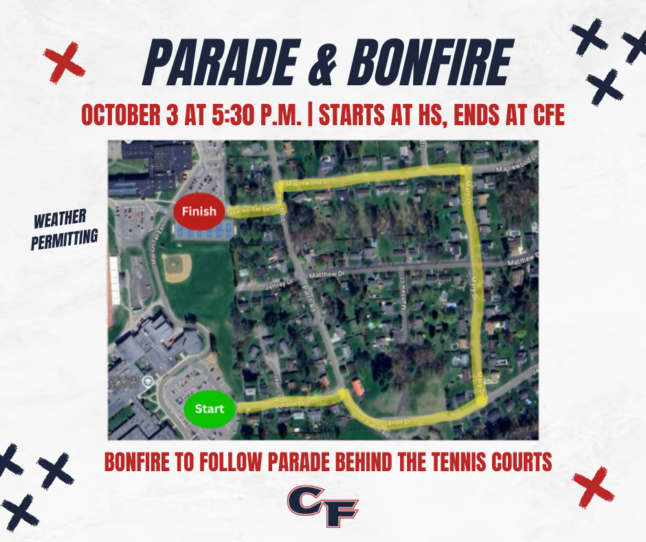 homecoming parade map