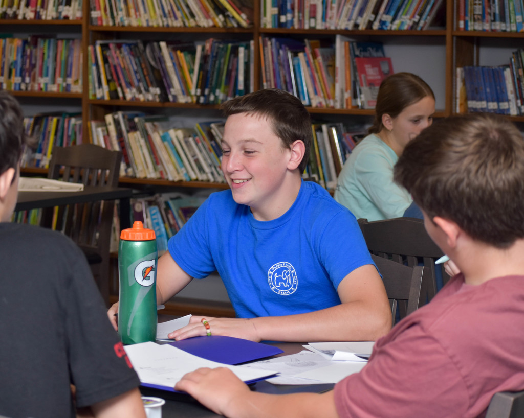 student smiling