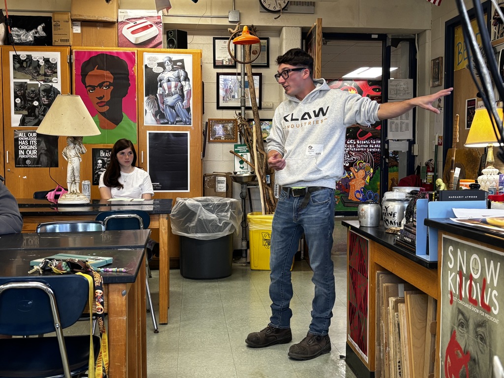 quest speaker in front of class