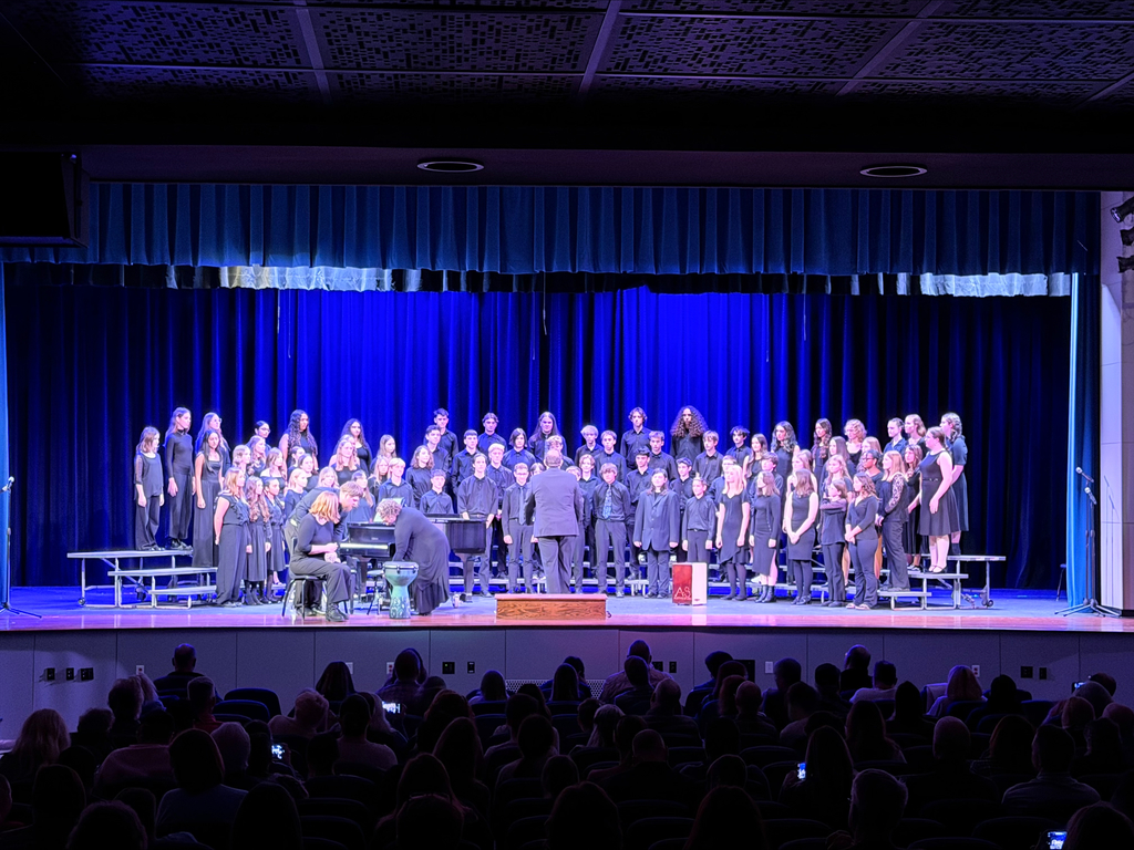 concert choir on stage