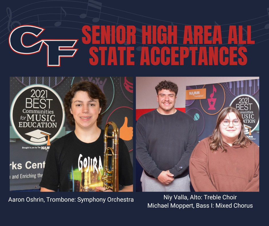 three student musicians