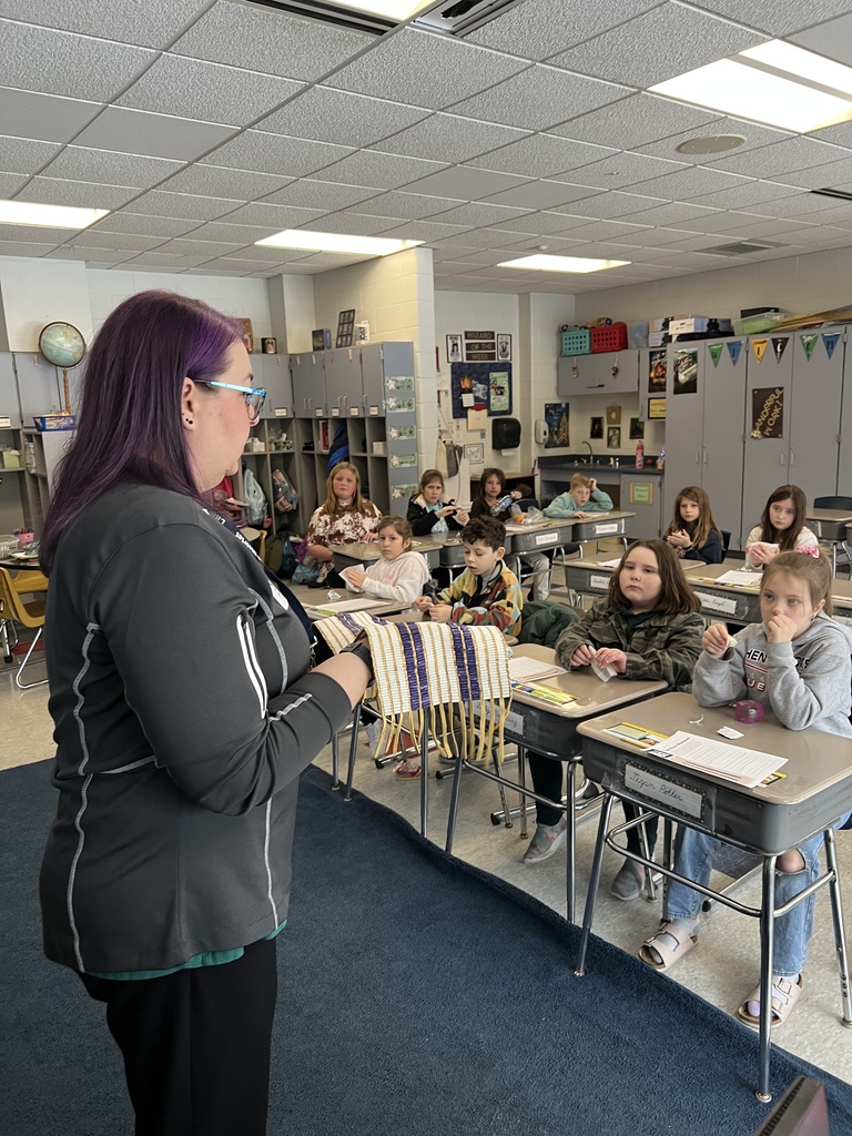 guest speaker with replica wampum belt