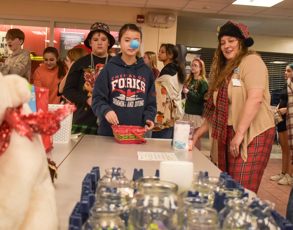 students playing games