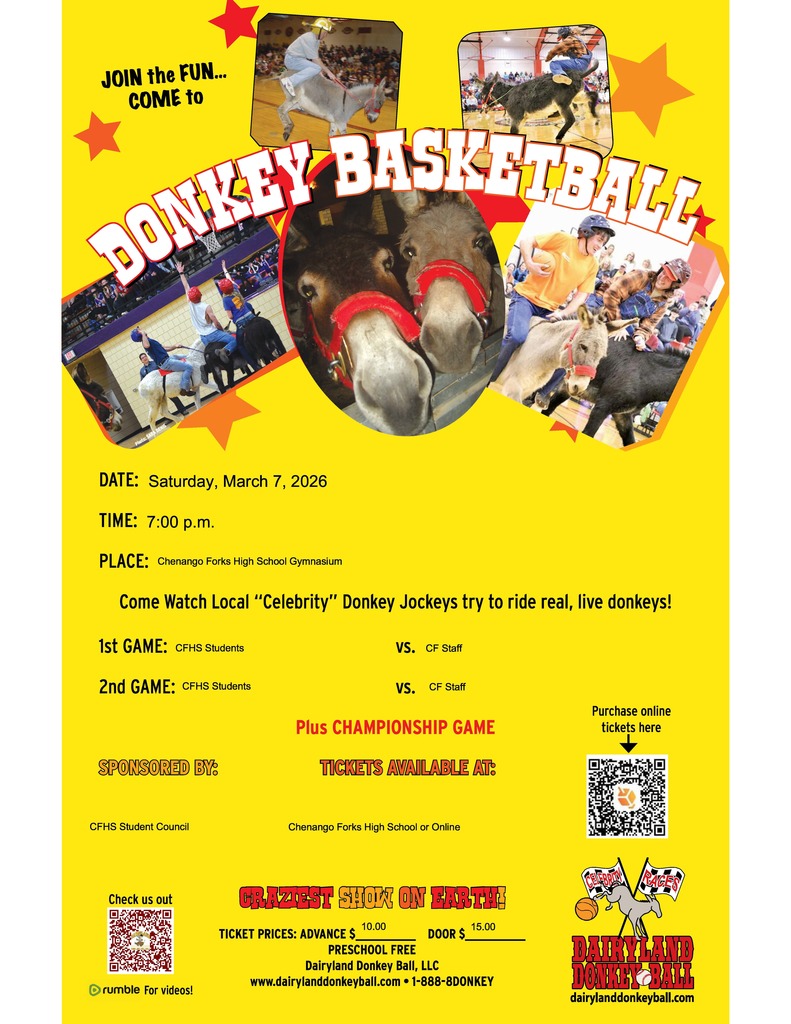 donkey basketball flyer