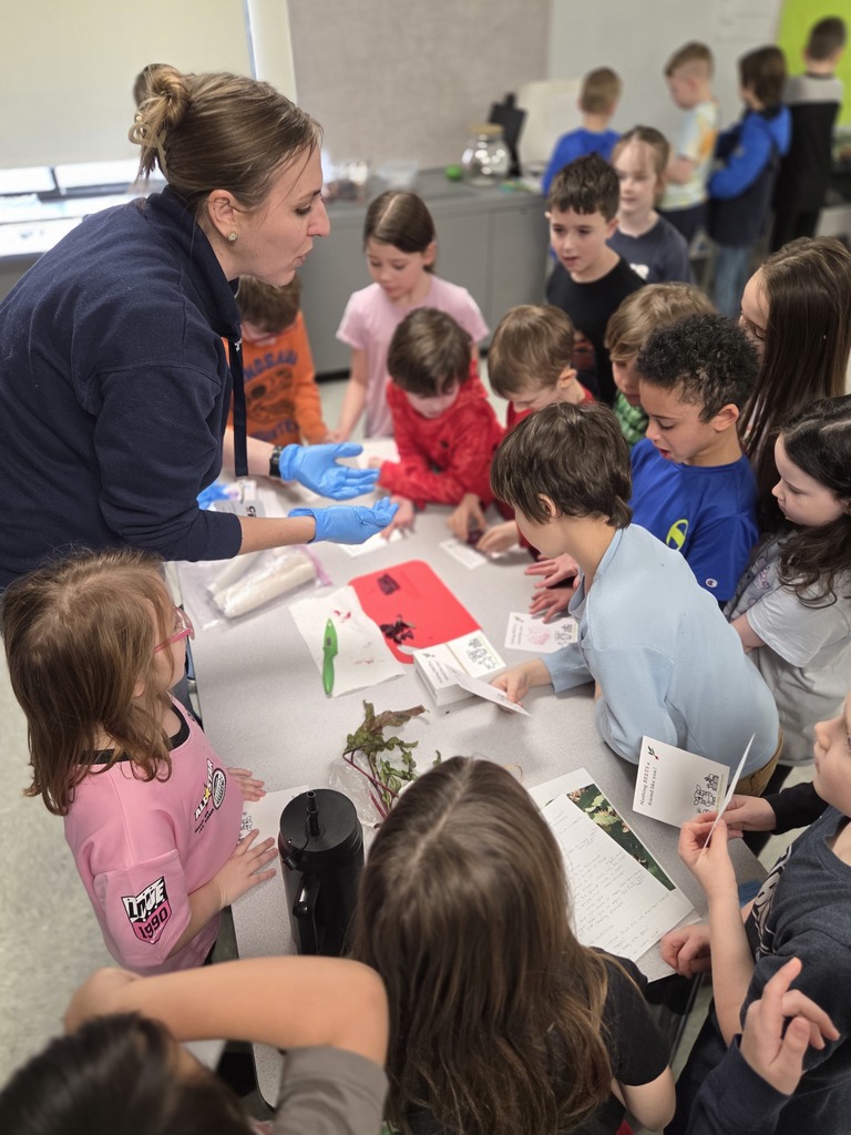 elementary students during ag in the classroom