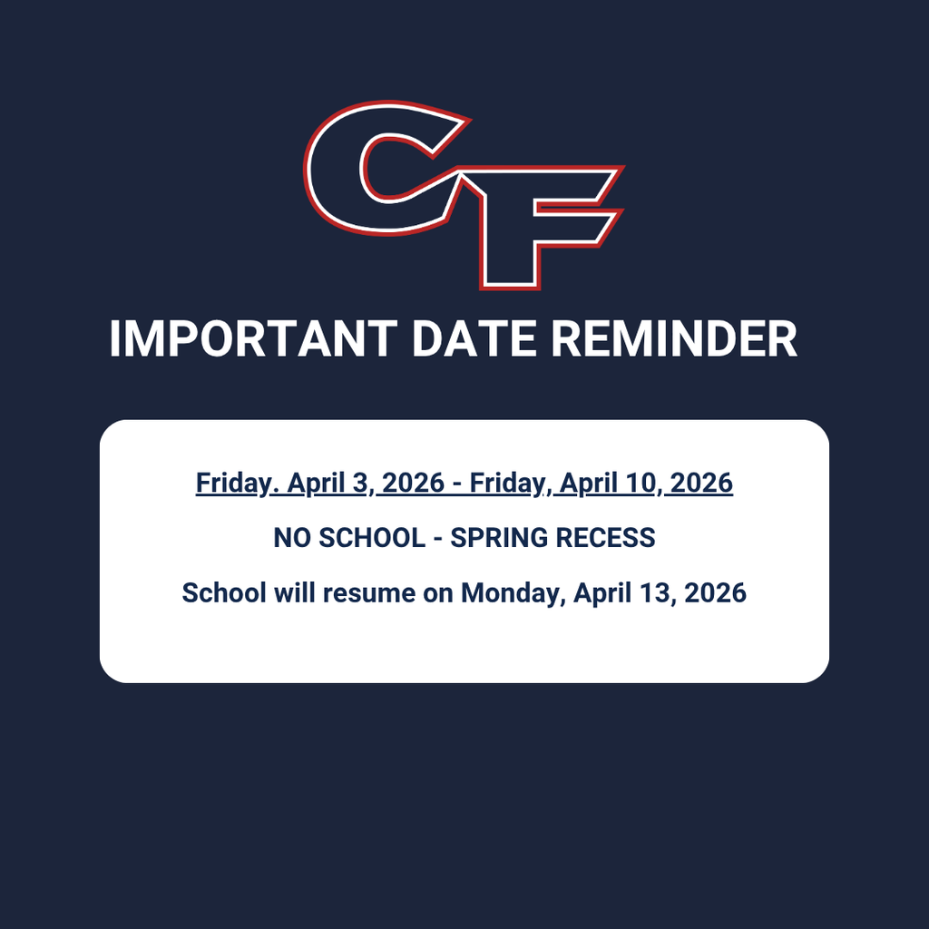 Spring Recess date reminder