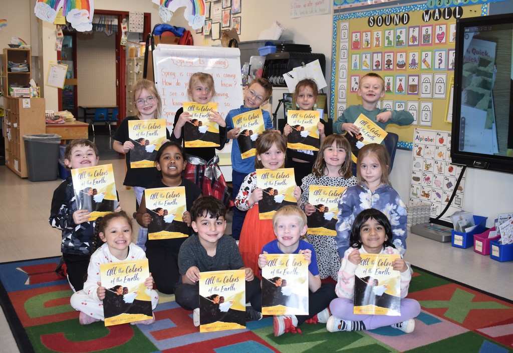 students with books