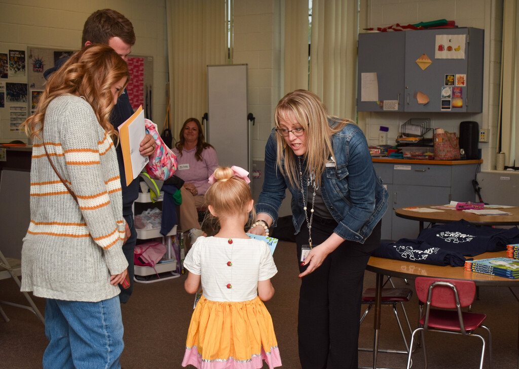 students and teacher