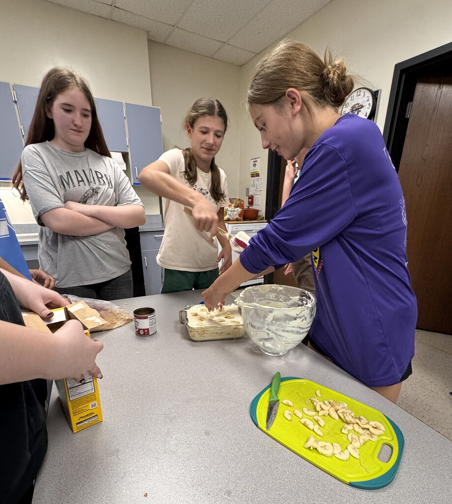 students making ice cream