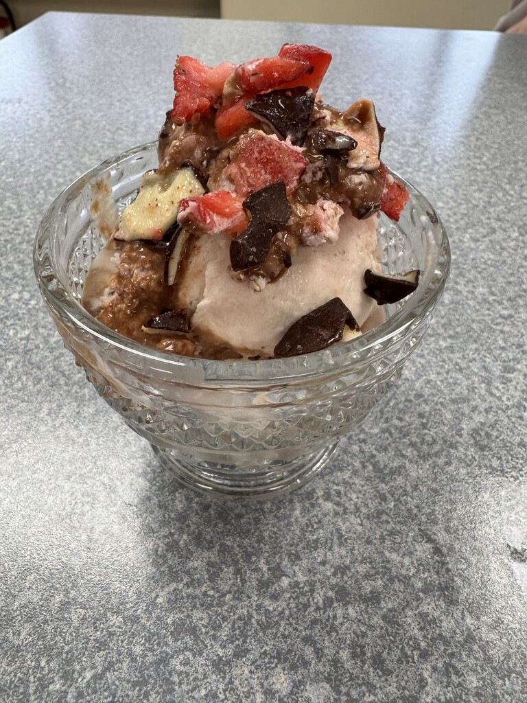ice cream in bowl