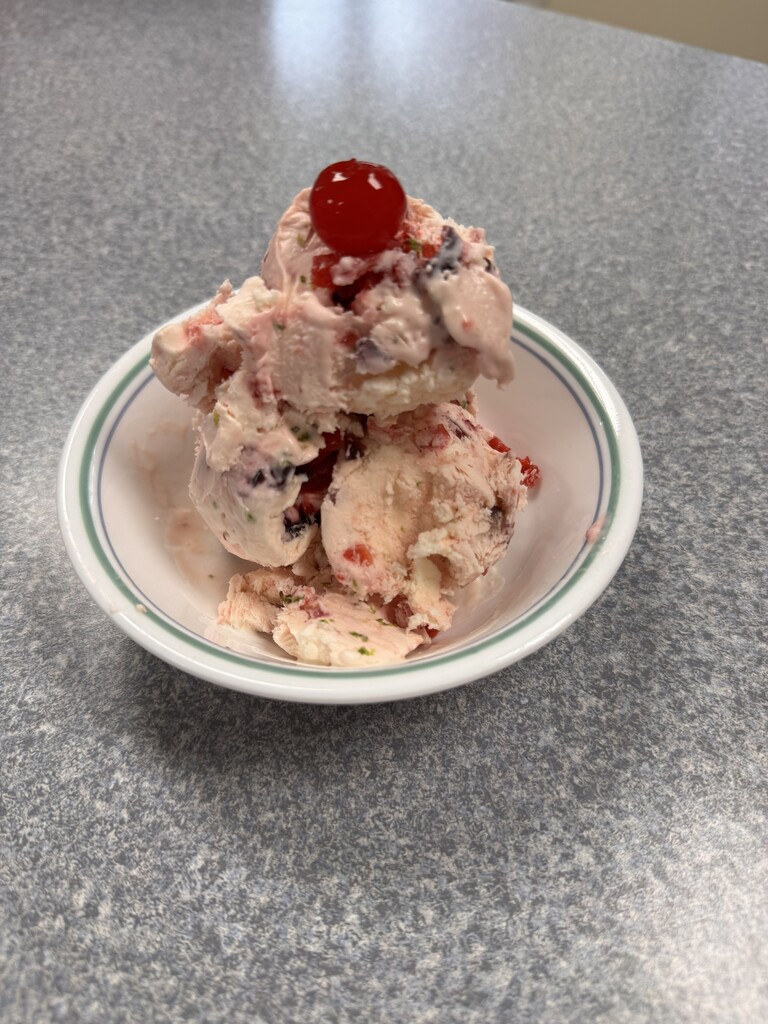 ice cream in bowl