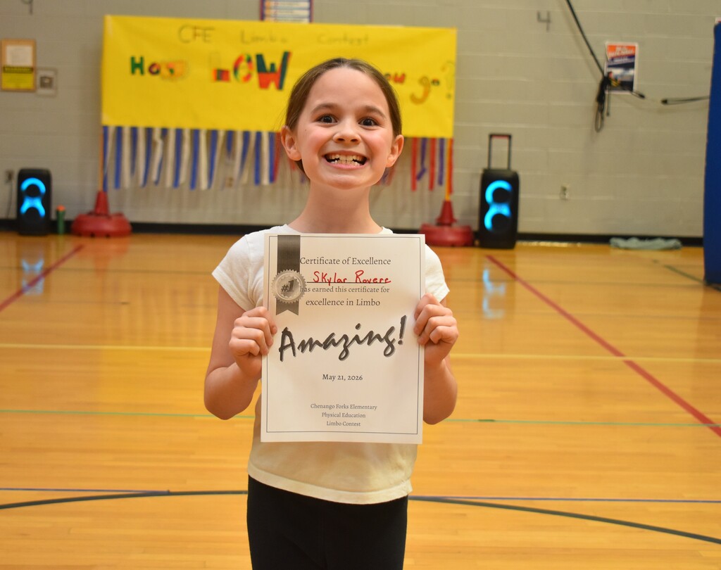 elementary student in gymnasium