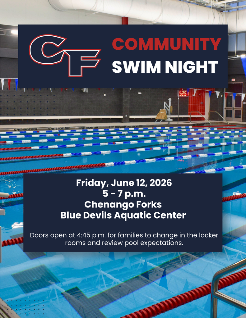  Community swim night flyer