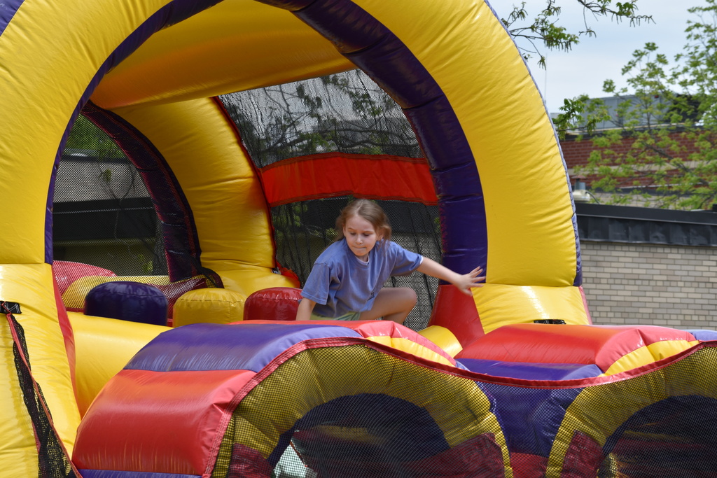 students enjoying carnival 