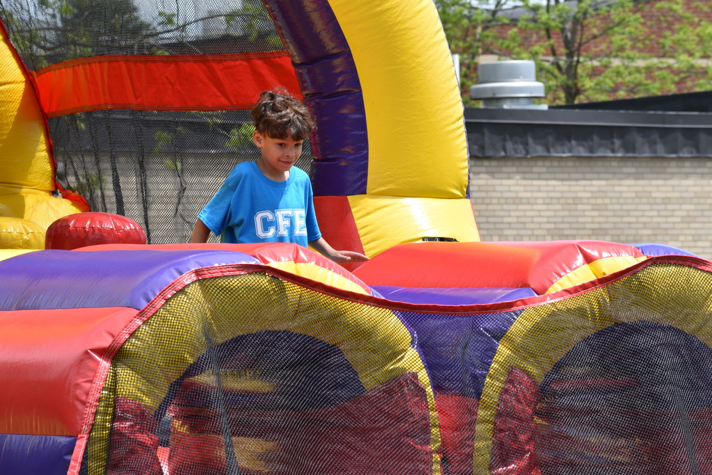 students enjoying carnival 