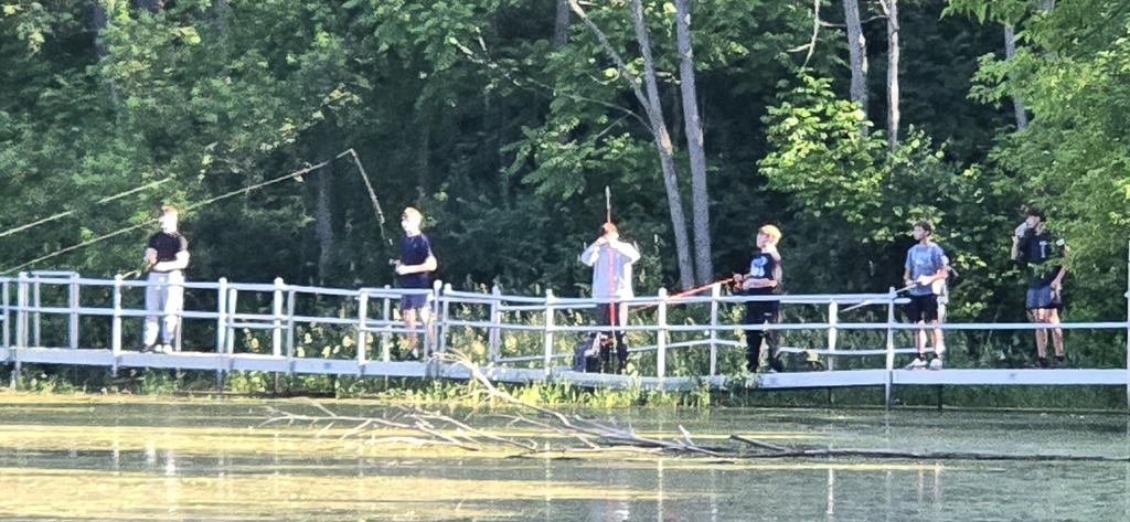 STUDENTS FISHING