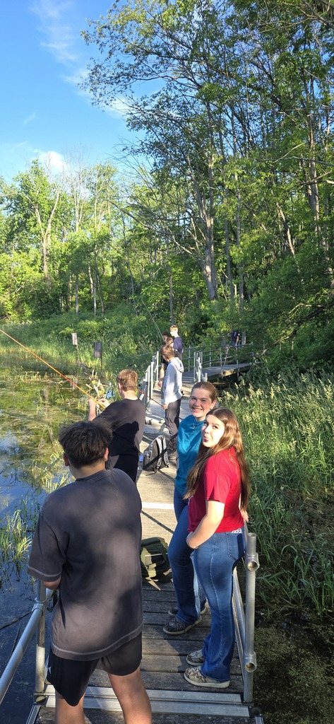 STUDENTS FISHING