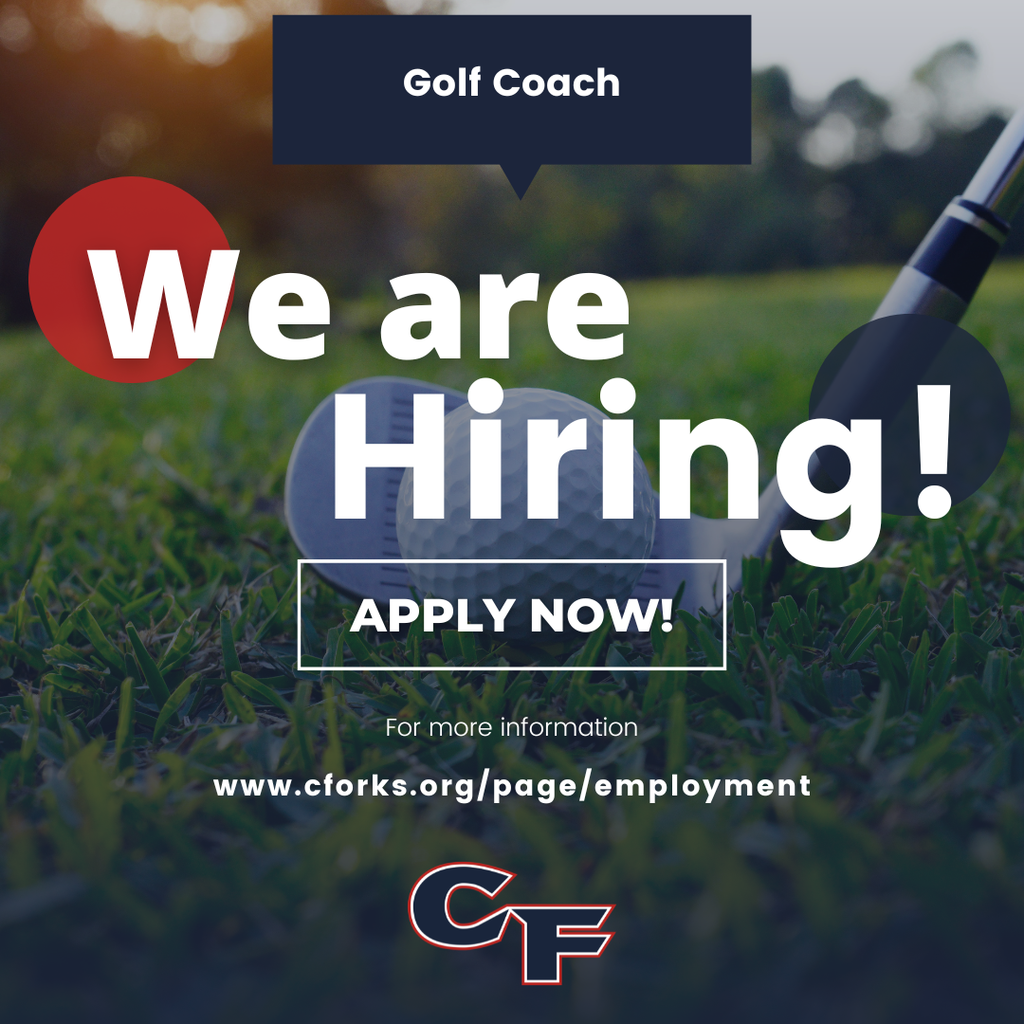 now hiring golf coach