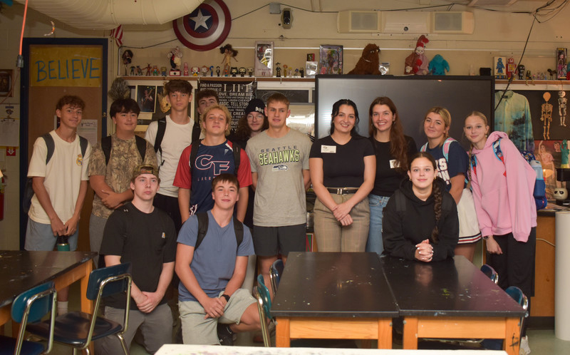 class with alumnae