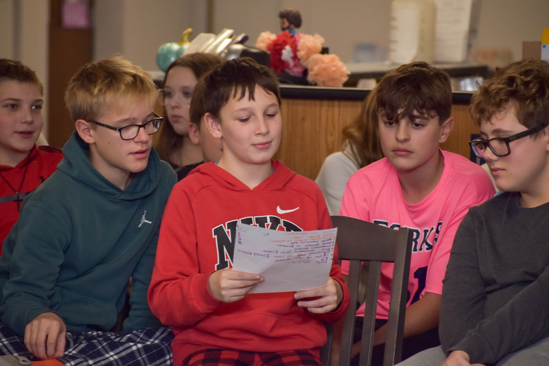 students working on group activtiy 