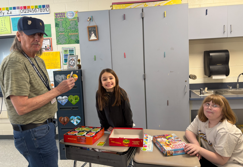 students with foster grandparent