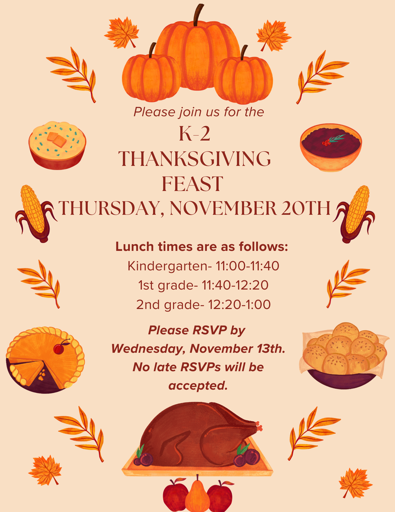 K-2 Thanksgiving Feast