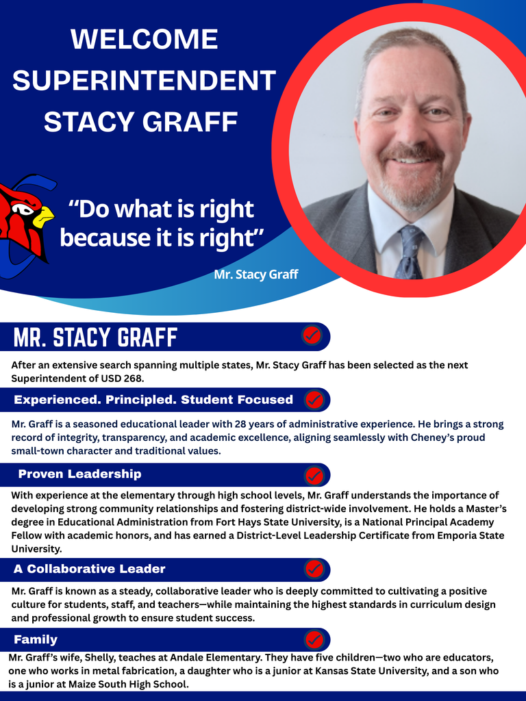 Welcome Mr. Stacy Graff