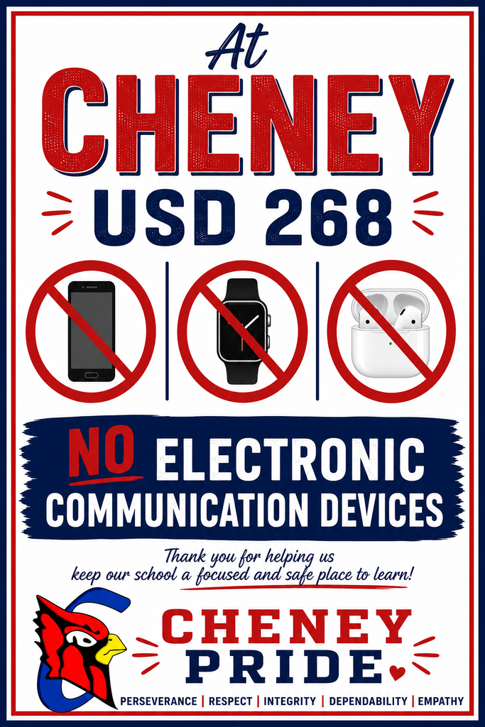USD 268 No Electronic Devices poster