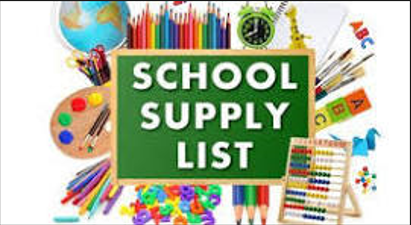 SCHOOL SUPPLY LIST FOR 2025-2026