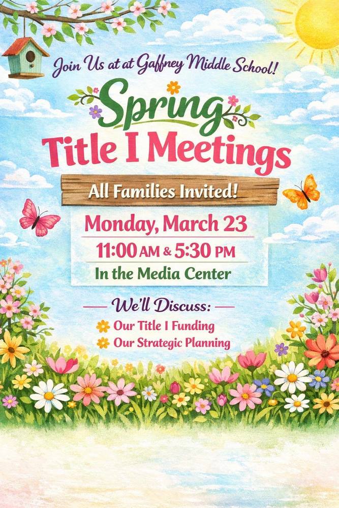 Spring Title I Meeting  3/23/2026