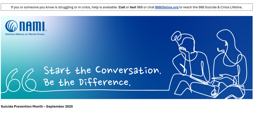 Suicide Prevention Month