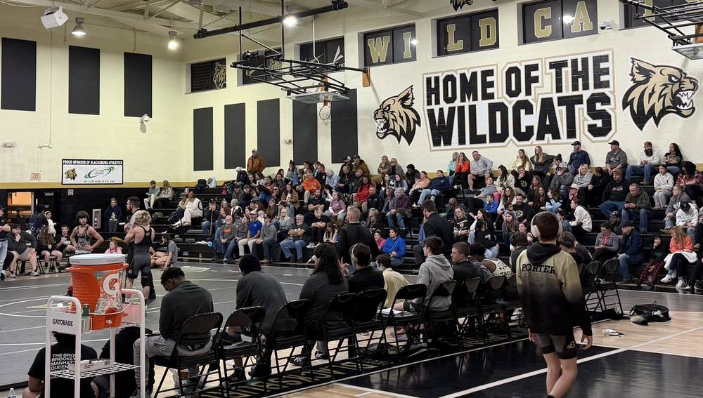 BHS Wrestling team at home against Gaffney and York.