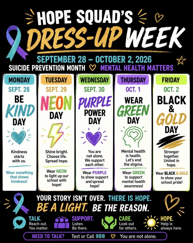 Hope Squad Spirit Week