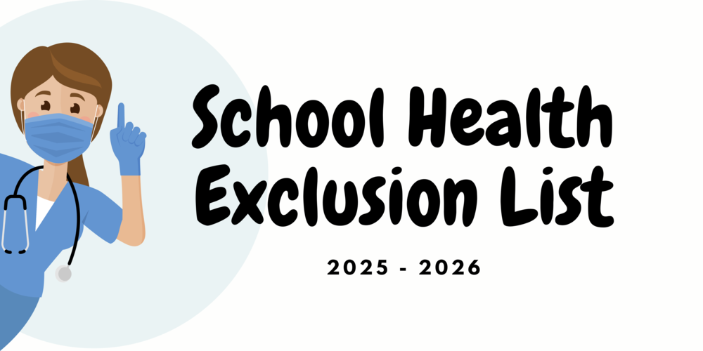 School Health Exclusion List