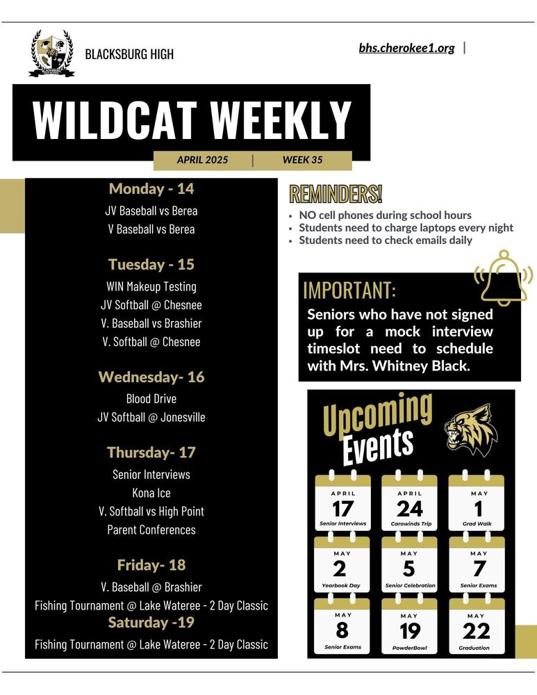 Wildcat Weekly April 2025