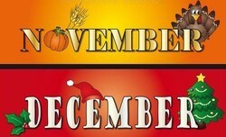 November and December Events