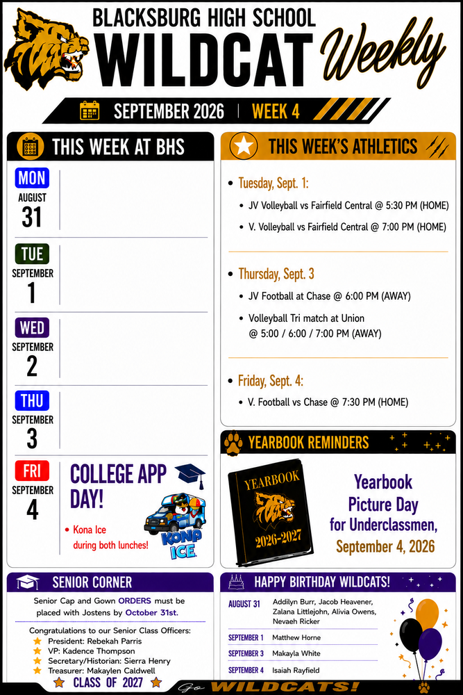 Wildcat Weekly 4