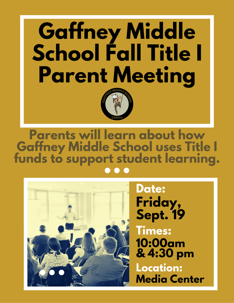 2025-2026 Fall Title I Parent Meeting