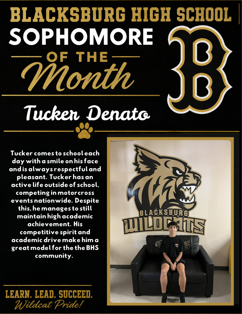 Sophomore Student of the Month