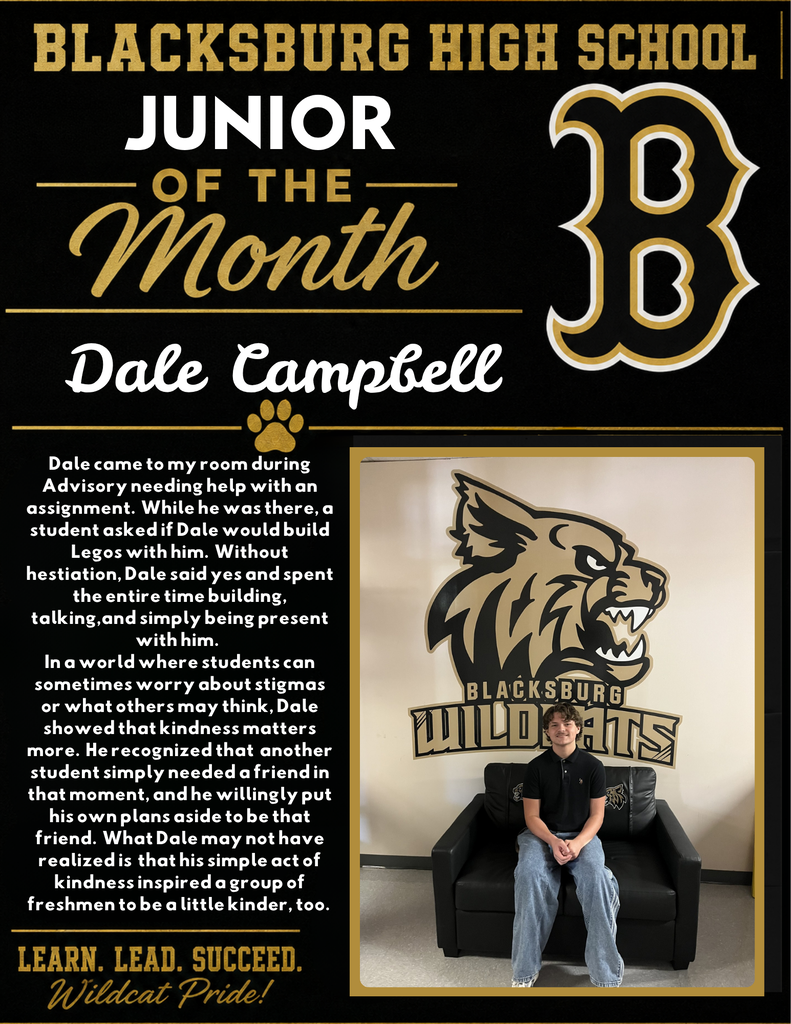 Junior Student of the Month
