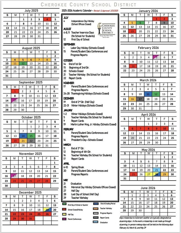 2026-2027 District Calendar