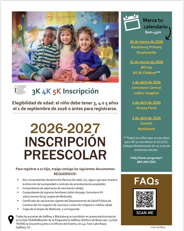 2025-2026 Preschool Registration